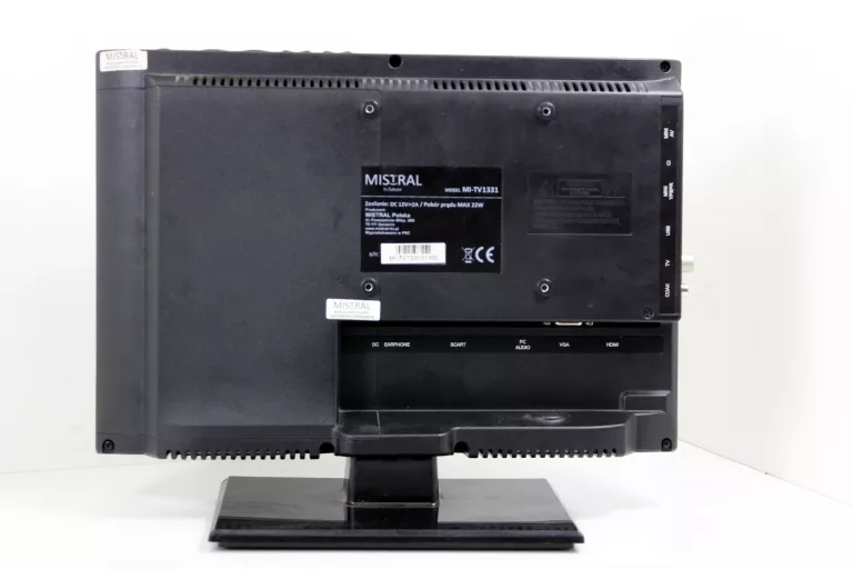 TELEWIZOR MISTRALL MI-TV1331 + DEKODER + PILOTY