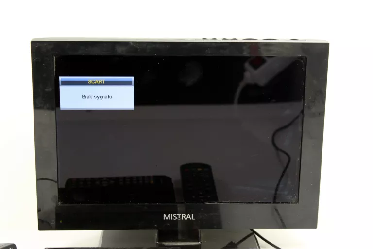 TELEWIZOR MISTRALL MI-TV1331 + DEKODER + PILOTY