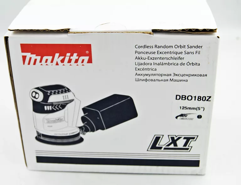 SZLIFIERKA MIMOŚRODOWA MAKITA DBO 180Z KOMPLET
