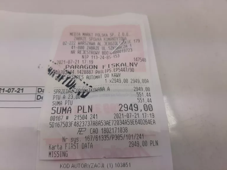 EKSPRES DO KAWY PHILIPS 5400 SERIES KOMPLET