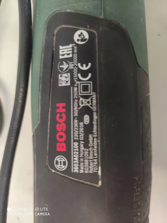 NARZĘDZIE WIELOFUNKCYJNE BOSCH PMF 250 CES