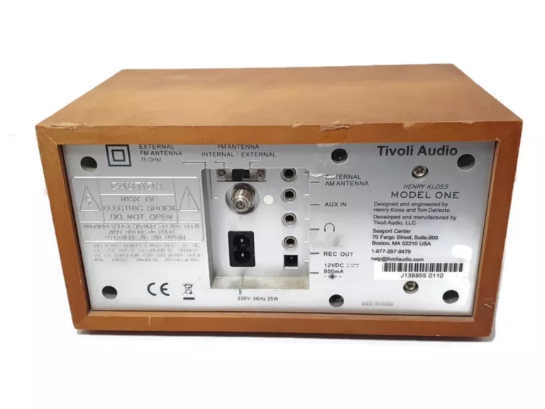 RADIO TIVOLI AUDIO MODEL ONE OKABLOWANIE