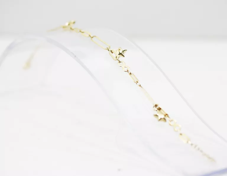 nowa-zlota-bransoletka-gwiazdki-pr585-331g-19cm-kolor-dominujacy-zloty