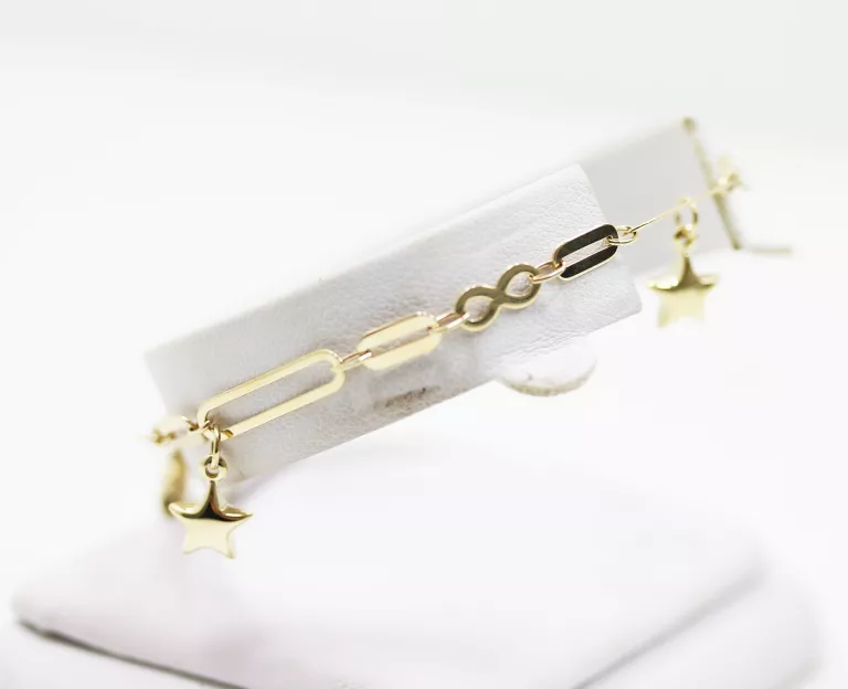 nowa-zlota-bransoletka-gwiazdki-pr585-331g-19cm-marszalkowska-85-warszawa