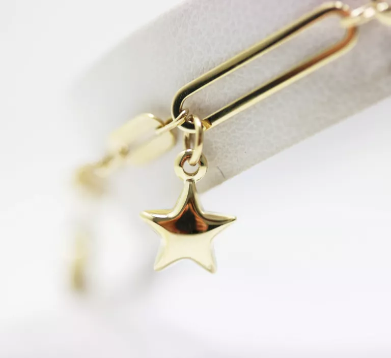 nowa-zlota-bransoletka-gwiazdki-pr585-331g-19cm-kamien-bez-kamienia