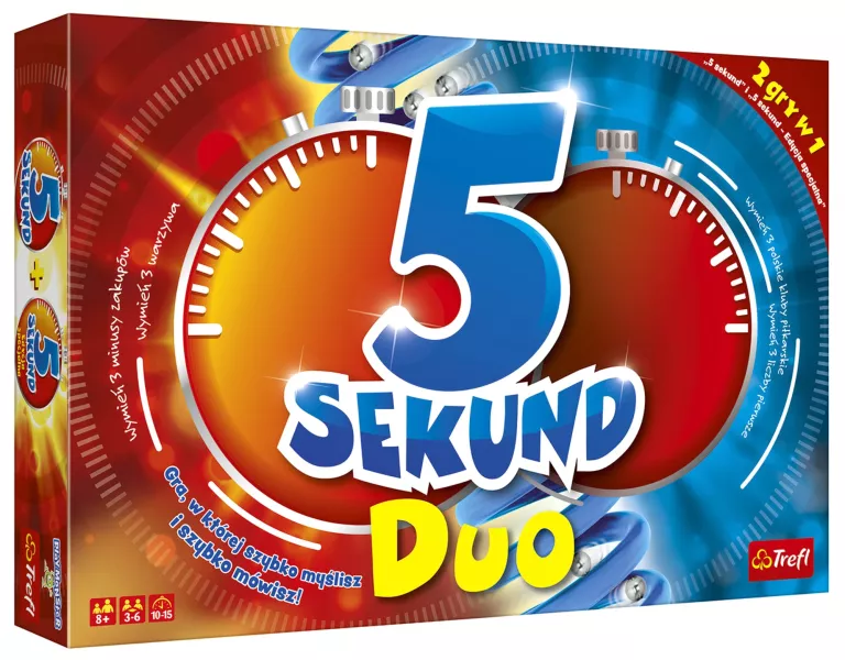 GRA PLANSZOWA TREFL 5 SEKUND DUO