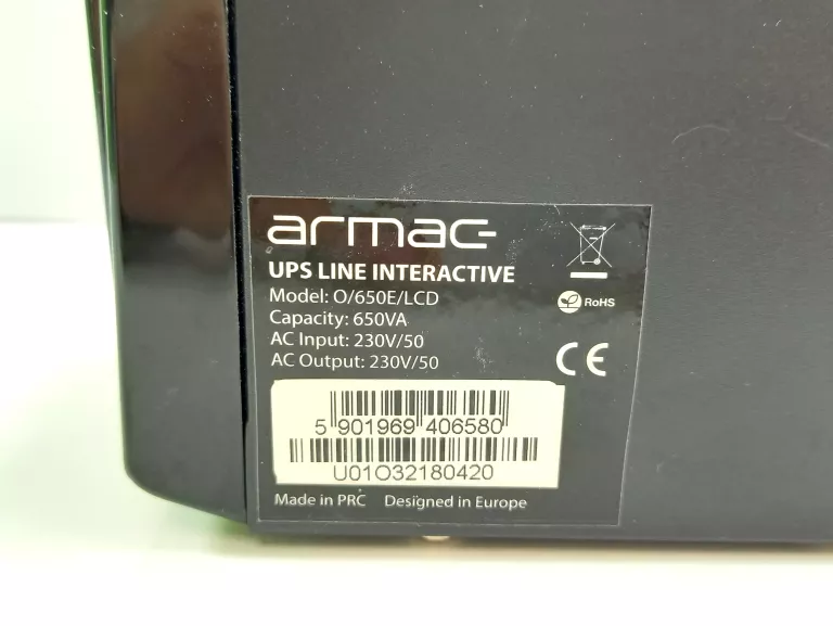 zasilacz-ups-armac-o650elcd-650-va-390-w-kod-producenta-o650elcd