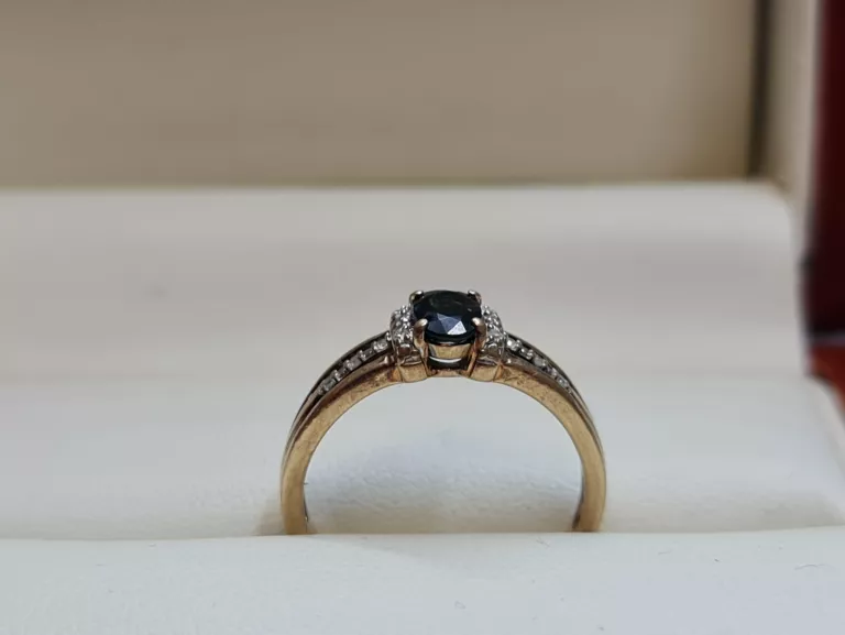 BRIJU PIERŚCIONEK ZŁOTY Z DIAMENTAMI 0,60 CT 333