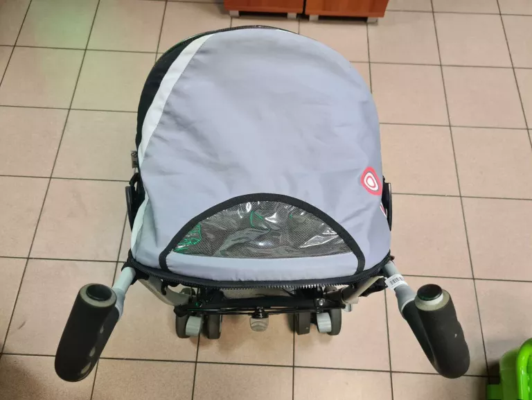 WÓZEK SPACERÓWKA BABY SZARO-CZARNA