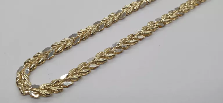 sliczny-zloty-lancuszek-585-44cm-885gr-splot-inny-splot