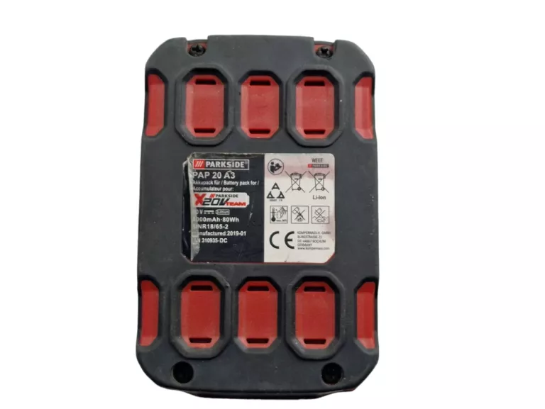 SZLIFIERKA KĄTOWA PARKSIDE PWSA 20-LI B3 20V