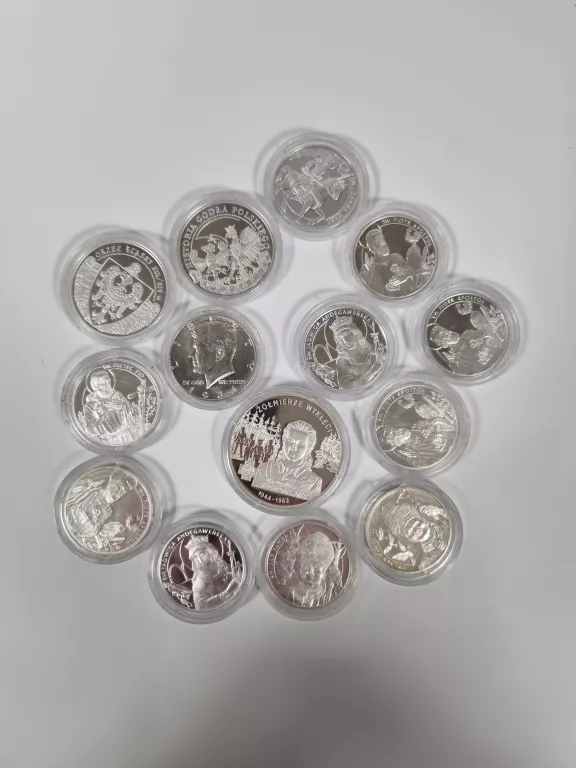 monety-srebrne-z-certyfikatami-13szt-151gram-proba-999