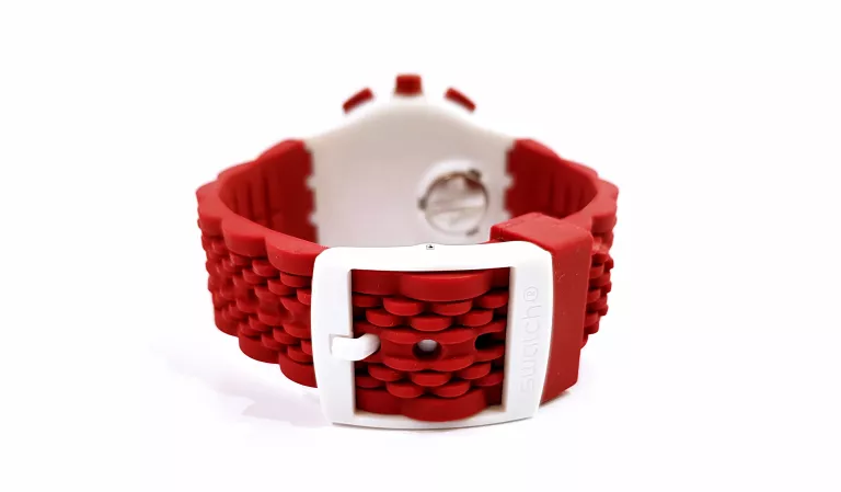 ZEGAREK SWATCH RED TRACK SUSM403