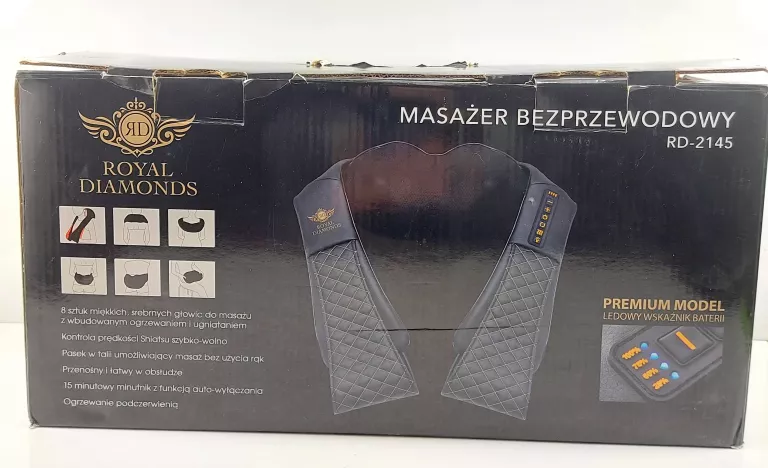 MASAŻER BEZPRZEWODOWY ROYAL DIAMONDS RD-2145 #BDB