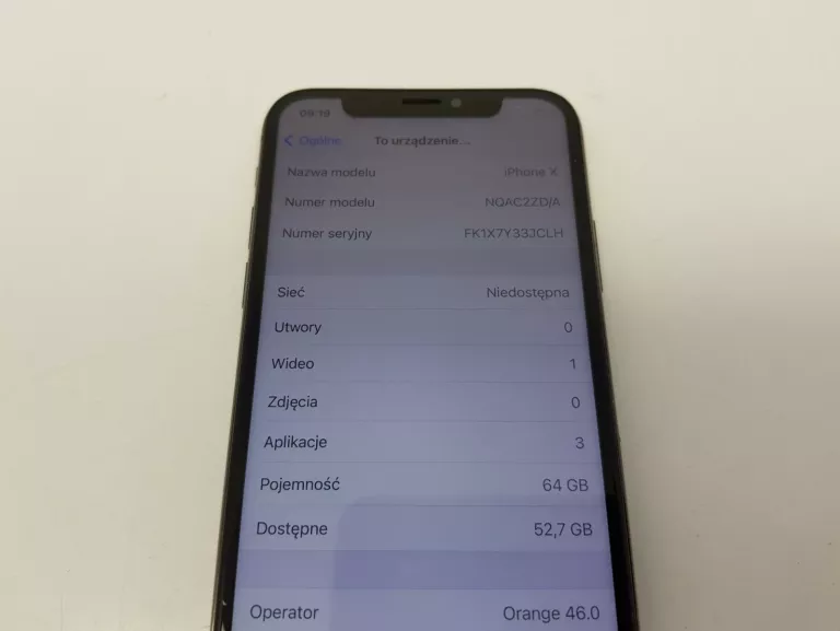 APPLE IPHONE X 64GB BEZ SIMLOCKA