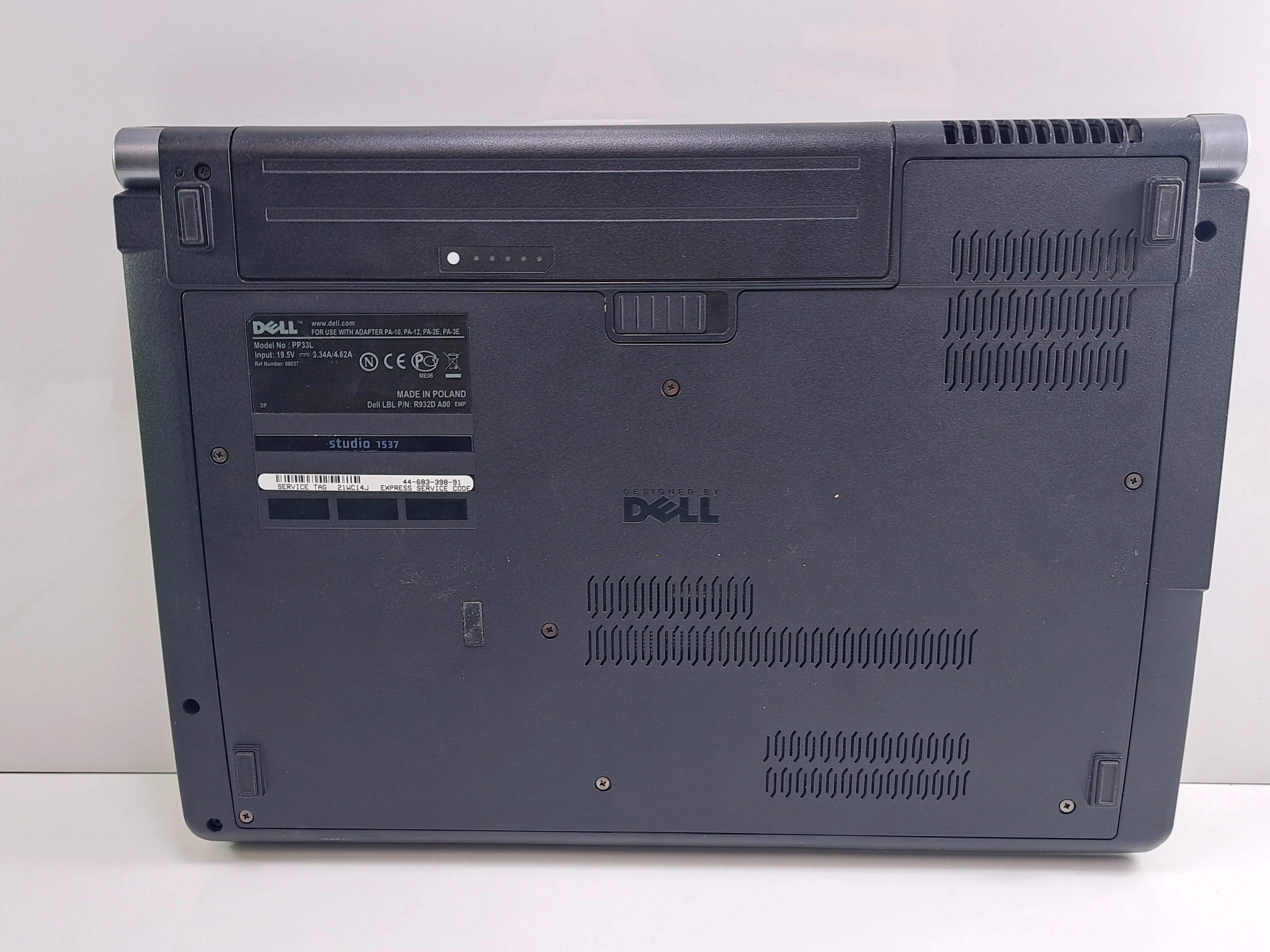 laptop-dell-studio-1537-pp33l-3250gb-pojemnosc-dysku-250