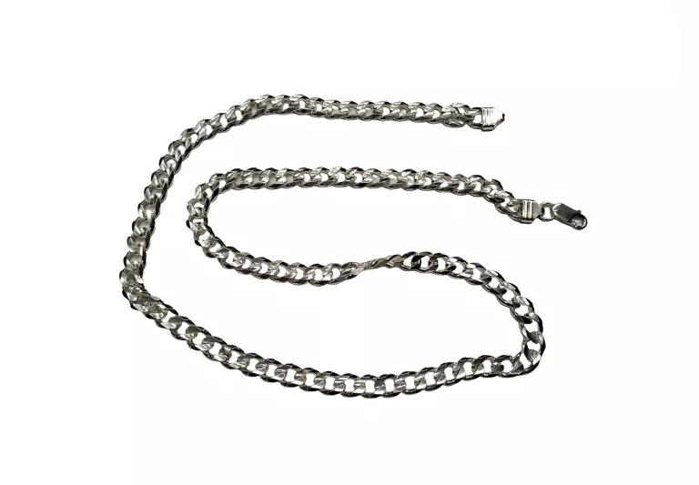 SREBRNY ŁAŃCUCH PANCERKA 43,98G 59CM
