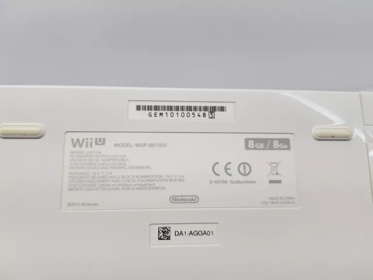 KONSOLA NINTENDO WII U 8GB DWA PADY