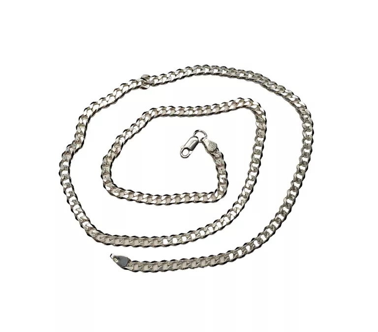 SREBRNY ŁAŃCUSZEK PANCERKA 20,26G 60CM