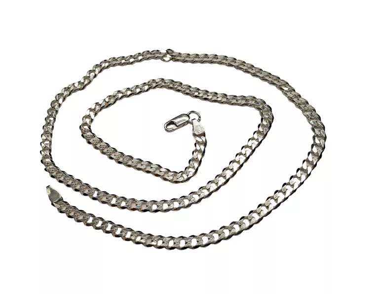 SREBRNY ŁAŃCUSZEK PANCERKA 20,26G 60CM