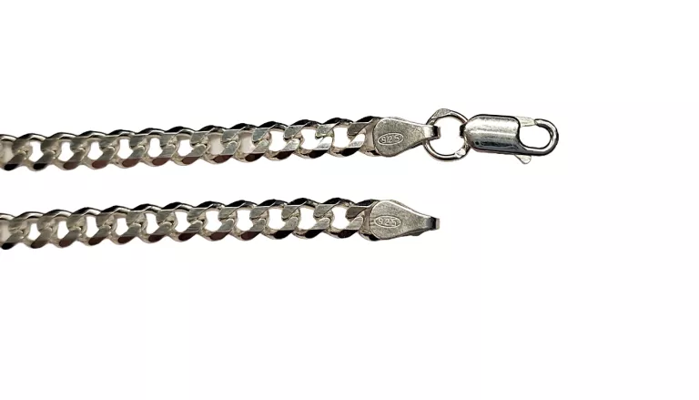 SREBRNY ŁAŃCUSZEK PANCERKA 20,26G 60CM