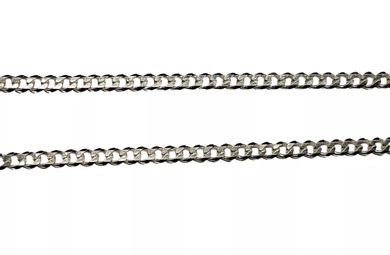SREBRNY ŁAŃCUSZEK PANCERKA 20,26G 60CM