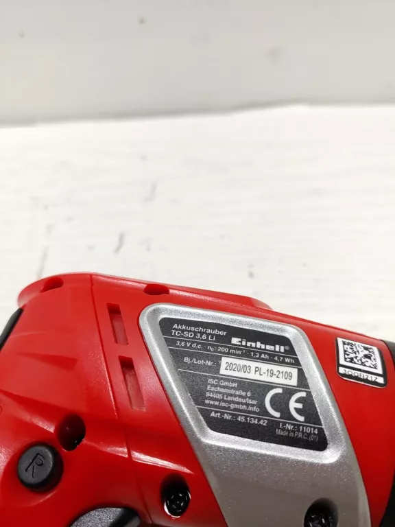 EINHELL 4513442 TC-SD 3,6 LI WKRĘTAK AKUMULATOROW
