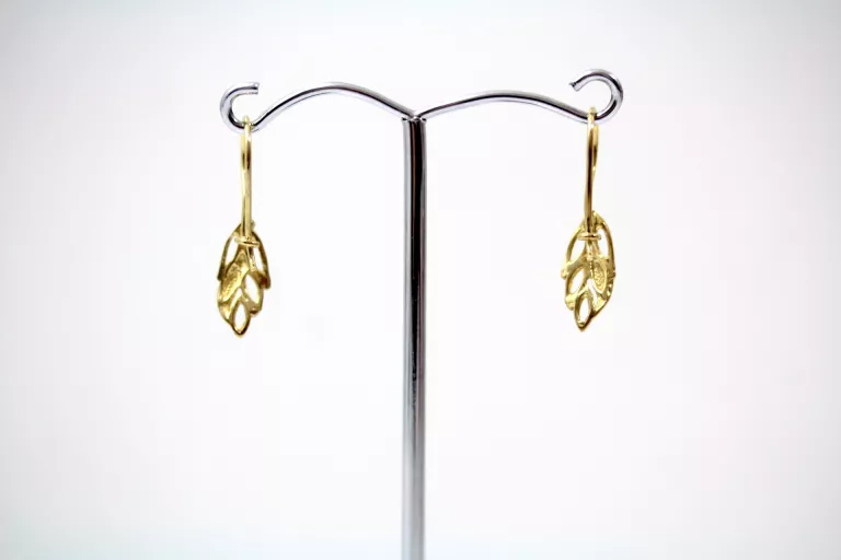 ZŁOTE KOLCZYKI LISTKI PR. 333 1,15G