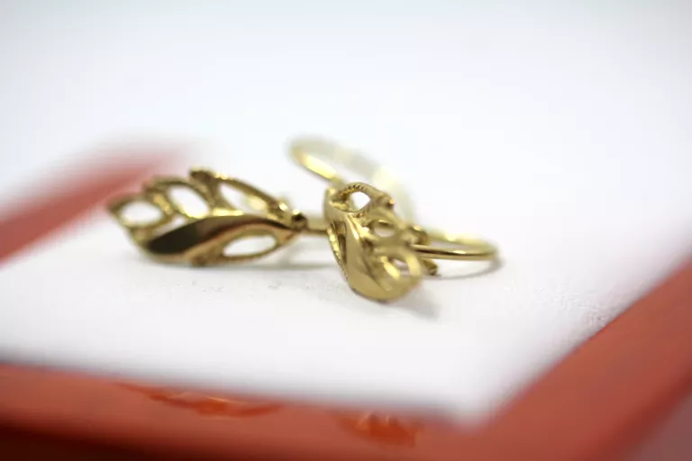 ZŁOTE KOLCZYKI LISTKI PR. 333 1,15G