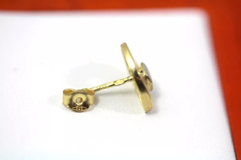 ELEGANCKIE NOWE ZŁOTE KOLCZYKI PR.333 2,15G