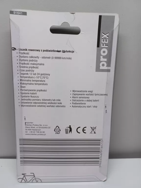 LICZNIK ROWEROWY PROFEX 23 FUNKCJE