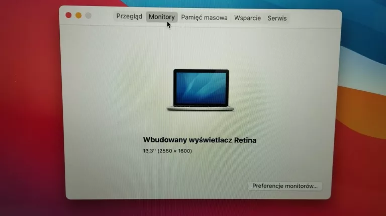 LAPTOP APPLE MACBOOK PRO A1502 8GB/256GB/I5