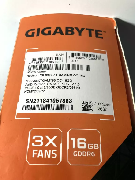 KARTA GRAFICZNA GIGABYTE AMD RADEON RX 6800 XT OPIS | Karty graficzne ...