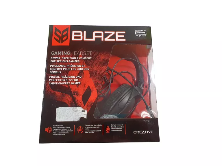 SŁUCHAWKI NAUSZNE CREATIVE SOUND BLASTER BLAZE