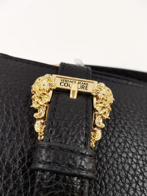 VERSACE JEANS COUTURE PORTFEL DAMSKI CZARNY MAŁY