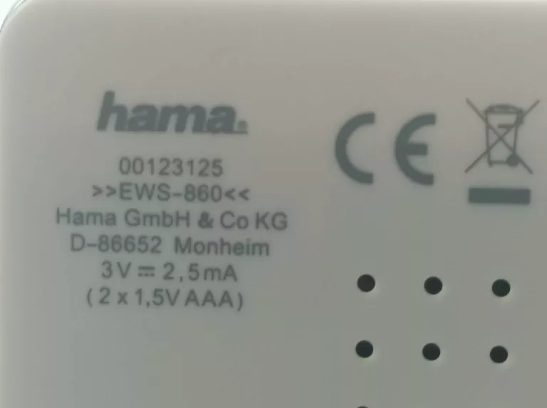 STACJA POGODOWA HAMA EWS-860