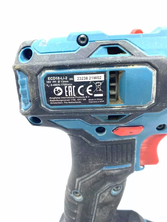 WIERTARKO-WKRĘTARKA ERBAUER ECD18-LI-2 18V @OKAZJ