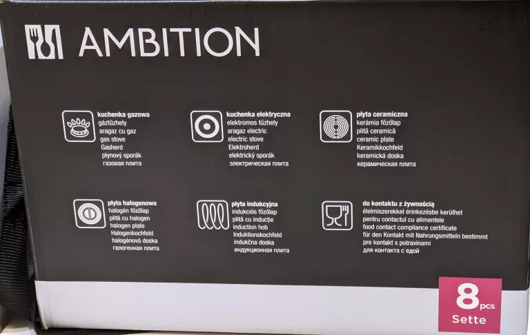 ZESTAW GARNKÓW 8 ELEMENTÓW AMBITION