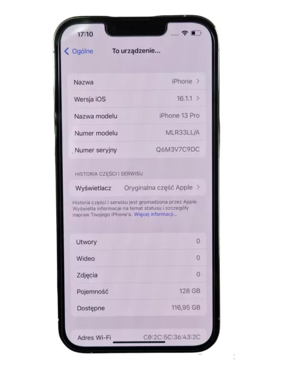 TELEFON IPHONE 13 PRO 128GB BATERIA 100%