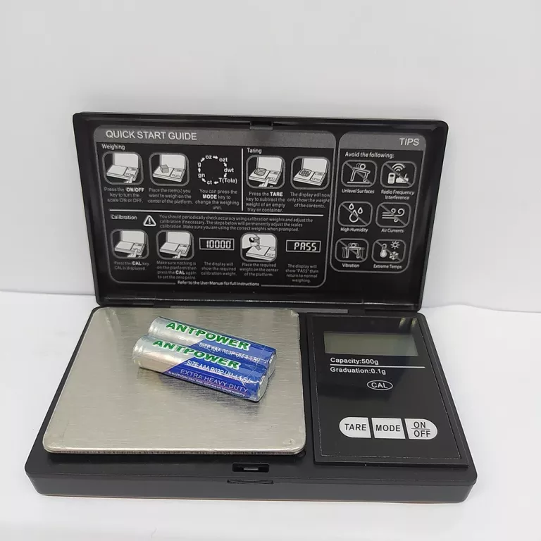 ELEKTRONICZNA WAGA JUBILERSKA W-005 0,1G/500G