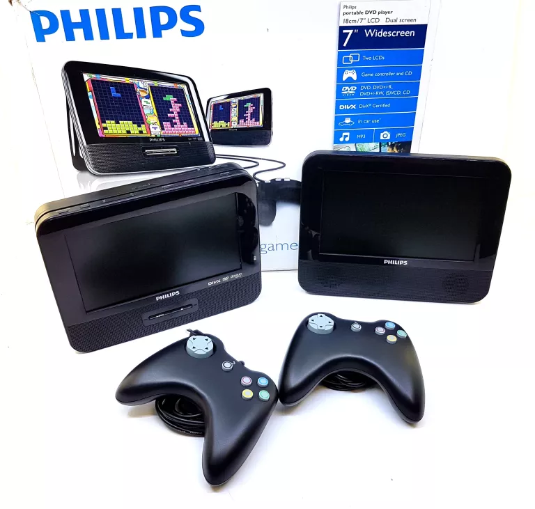 PHILIPS PD7032 PRZENOŚNY ODTWARZACZ DVD KONSOLA