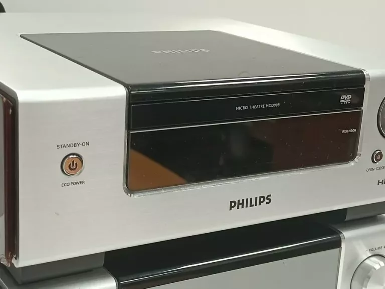 WIEŻA PHILIPS MCD908 Z DVD + WZMACNIACZ LAMPOWY