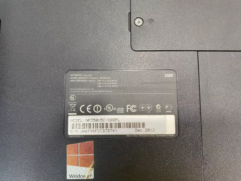 LAPTOP SAMSUNG NP350V5C, I7, 8GB, 240 GB