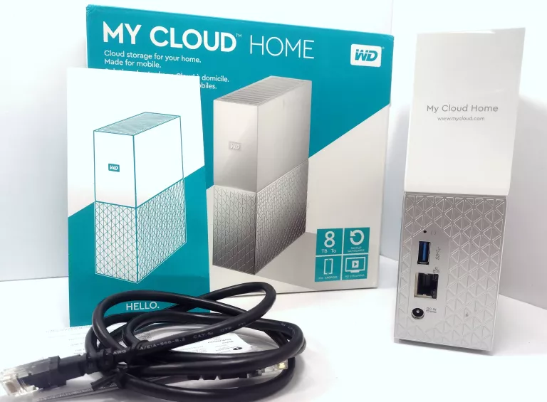 ZEWNĘTRZNY DYSK SIECIOWY HDD WD MY CLOUD HOME 8TB