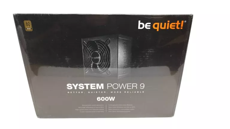 ZASILACZ BE QUIET! SYSTEM POWER 9 600 W