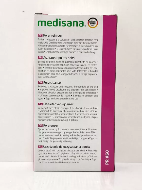 MEDISANA PR A60 URZĄDZENIE DO OCZYSZCZANIA PORÓW #WYPRZEDAŻ