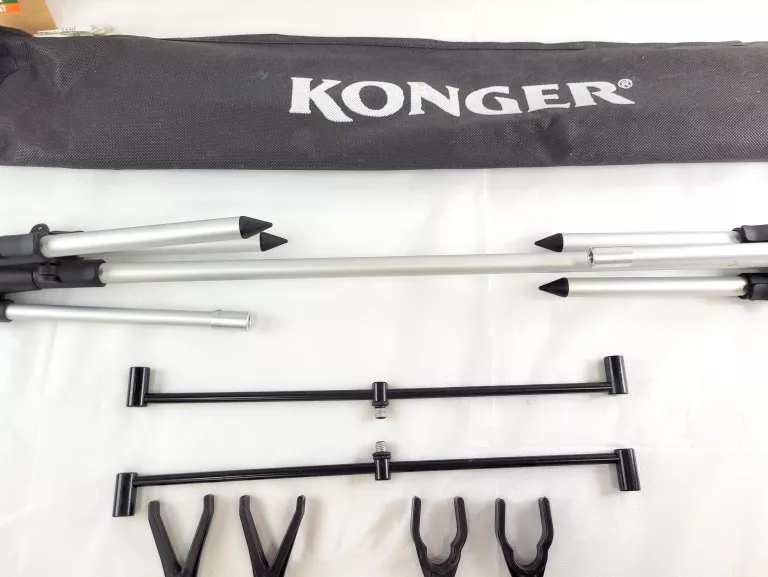 STOJAK NA DWIE WĘDKI KONGER ROD POD DOUBLE ETUI