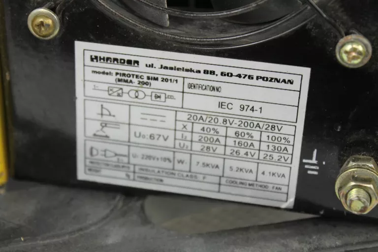 SPAWARKA INWERTEROWA SIM 201/1 PIROTEC Z WALIZKĄ