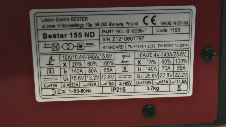 SPAWARKA INWERTOROWA BESTER 155 ND JAK NOWA