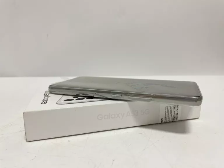 TELEFON SAMSUNG A53 5G BIAŁY 128/6GB KPL